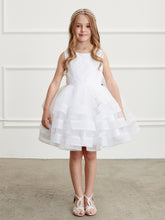 Adorably Cute Flower Girl Pageant Dress With Glitter Ruffled Skirt
